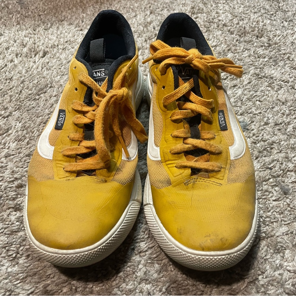 Yellow Ultrarange Vans Size M 8.5
